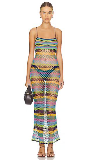 The Crochet Maxi Dress in Pavillion | Revolve Clothing (Global)