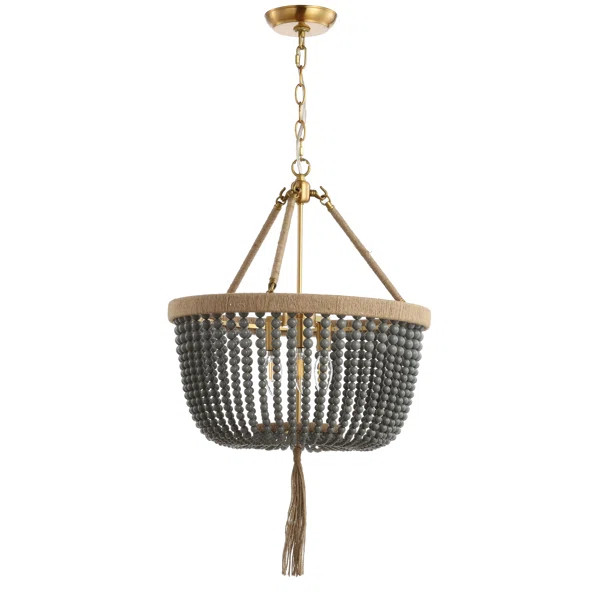 Lipsey 3 - Light Lantern Geometric Chandelier | Wayfair North America