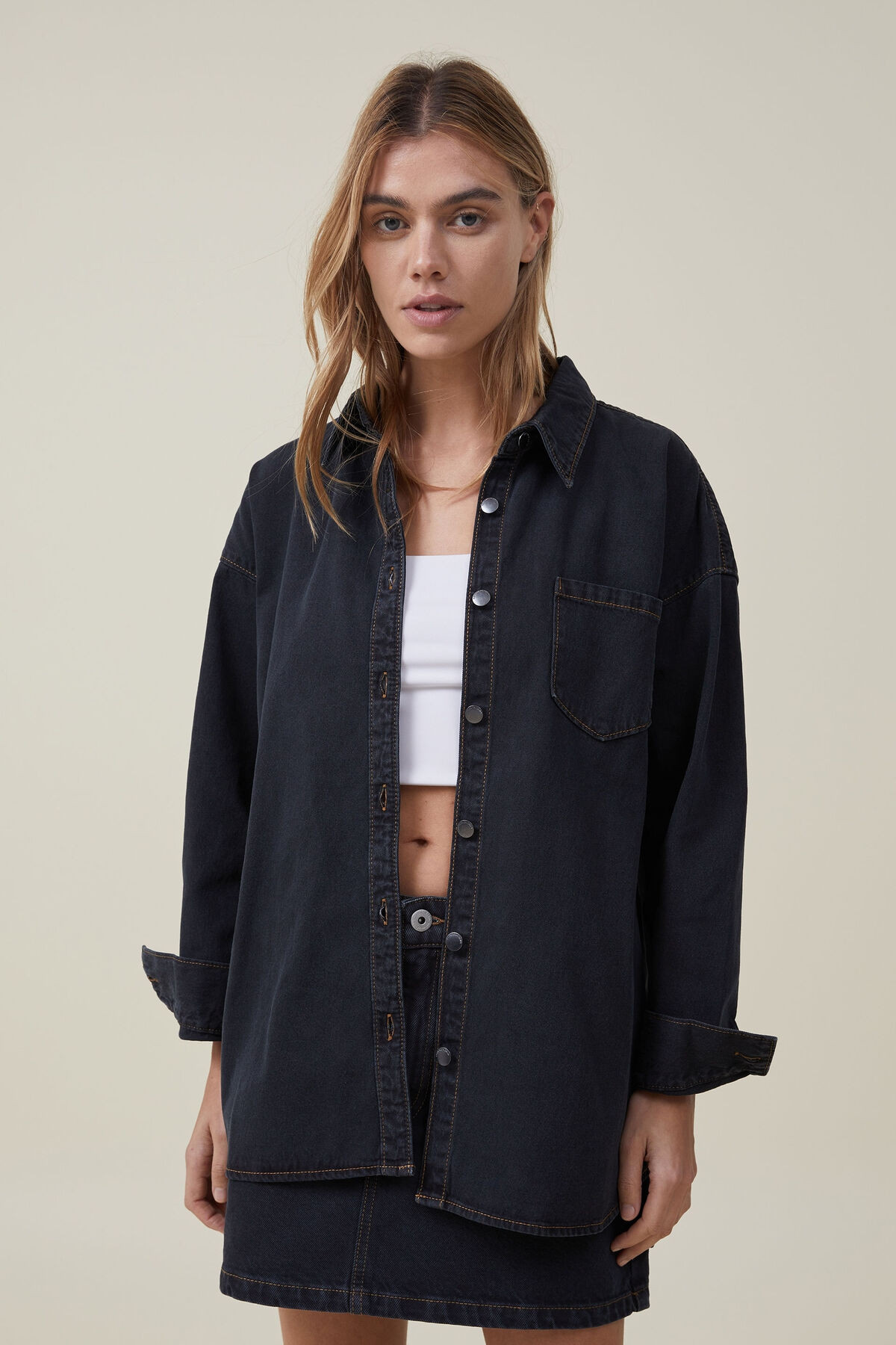 Oversized Denim Shirt | Cotton On (ANZ)
