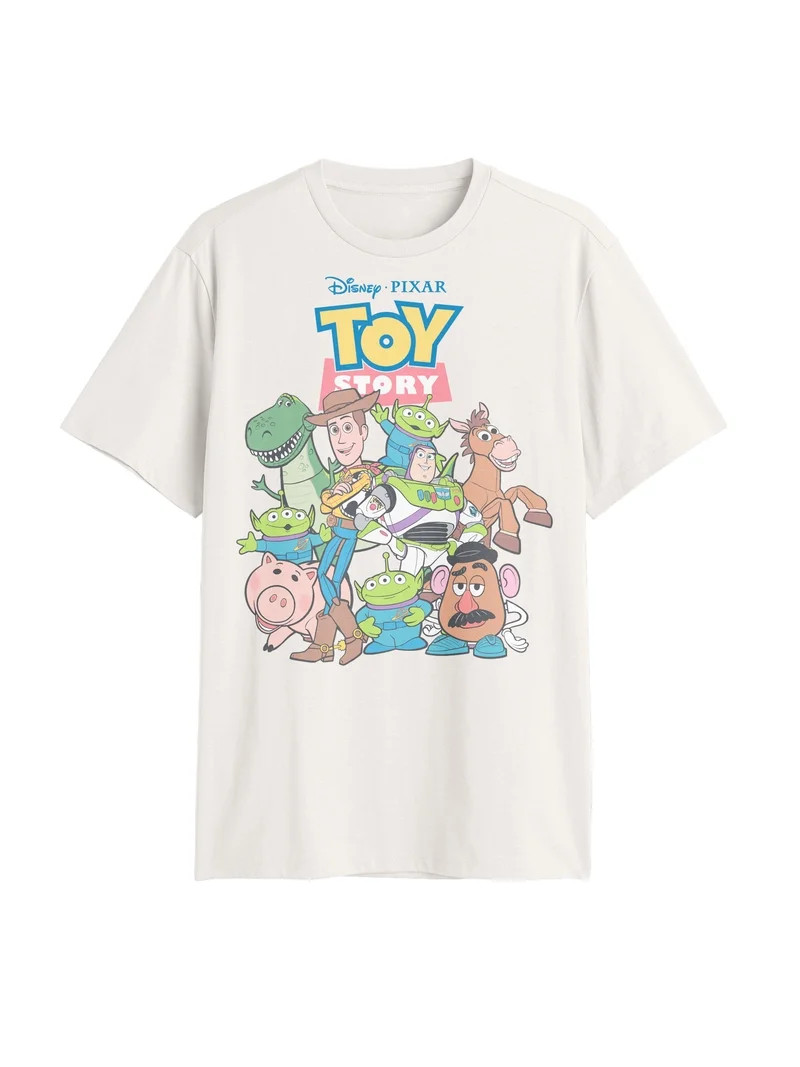 Pixar(1.0)|1 Toy Story, Men's & Big Men's Graphic Tee, Classic Crew, Sizes S-3XL  Free 90-day ret... | Walmart (US)