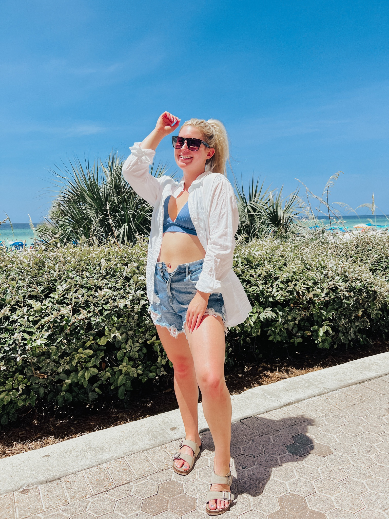 Beach vibes only ☀️

My favorite white button up I ALWAYS take to the beach with me. It’s already oversized, so I stick to my true size!

#LTKunder50 #LTKtravel #LTKswim