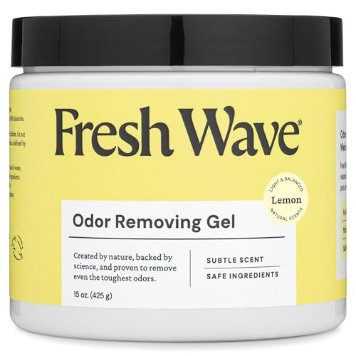 Fresh Wave Lemon Odor Removing Gel, 15 oz. | Odor Absorbers for Home | Safer Odor Relief | Natural Plant-Based Odor Eliminator | Every 15 oz. lasts 30-60 Days | For Cooking, Trash & Pets | Amazon (US)
