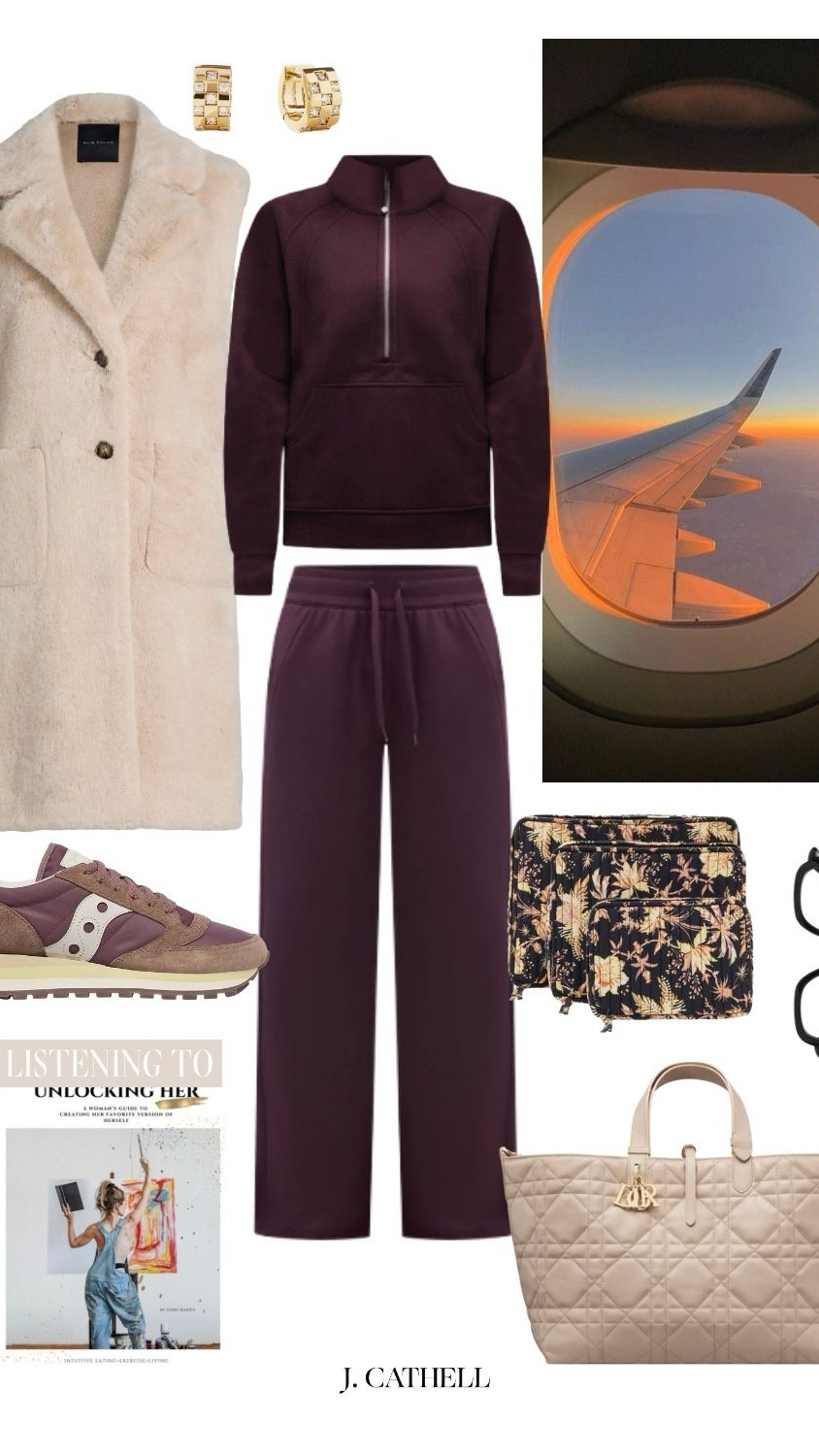 Travel days, but make them intentional. ✈️
These are my go-to chic travel outfits for long flights—polished enough to arrive feeling pulled together, comfortable enough to actually relax en route.

Think:
• Soft, elevated lounge sets that don’t wrinkle
• Layered outerwear for cold cabins + warm arrivals
• Hands-free totes, cozy slides, and sneakers you can walk miles in
• Neutral palettes that mix, match, and always feel timeless

Whether you’re flying for the holidays, heading into a busy season of travel, or just want to upgrade your airport style, these looks prove that comfortable travel outfits can still feel refined.

Save this for your next trip ✨
Shop everything linked on my LTK

#TravelOutfits #AirportStyle #ChicTravel #TravelCapsuleWardrobe #ElevatedBasics #ComfortableAndChic #WhatToWearFlying #LoungewearStyled





#LTKOver40 #LTKHoliday #LTKSeasonal