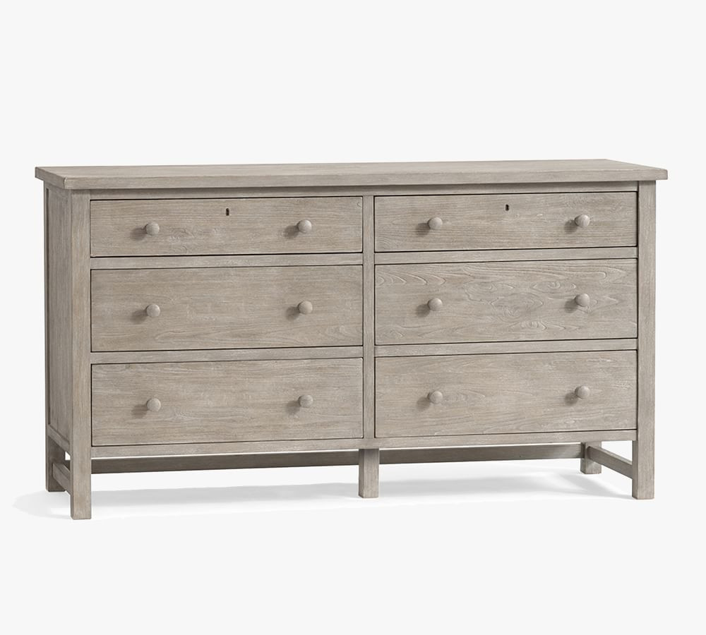 Farmhouse 6-Drawer Wide Dresser | Pottery Barn (US)