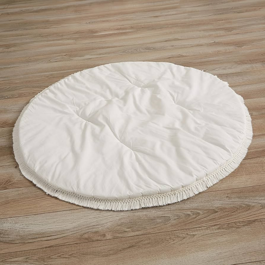 Sweet Jojo Designs Ivory Boho Diamond Boy Girl Baby Play Mat Tummy Time Activity Infant Playmat P... | Amazon (US)