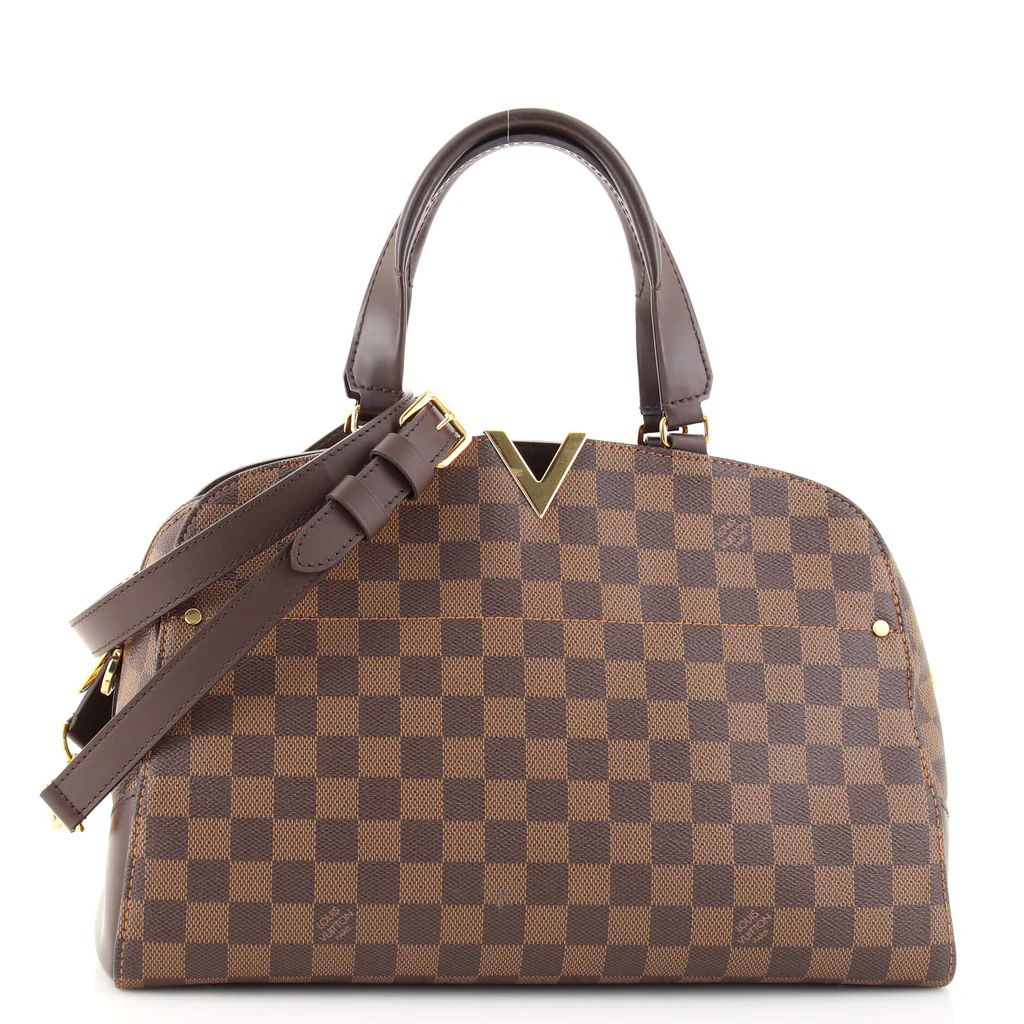 Louis Vuitton Kensington Bowling Bag Damier Brown 13766418 | Rebag