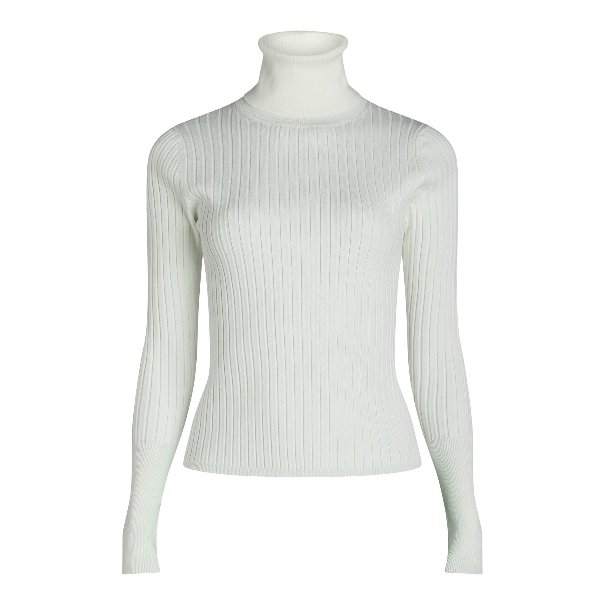 Scoop Women’s Ribbed Turtleneck Sweater, Lightweight, Sizes XS-XXL | Walmart (US)