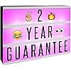 A4 Cinematic Light Box Sign - 105 Letters and Colour Emojis - USB or Battery Operated - USB Cable... | Amazon (UK)