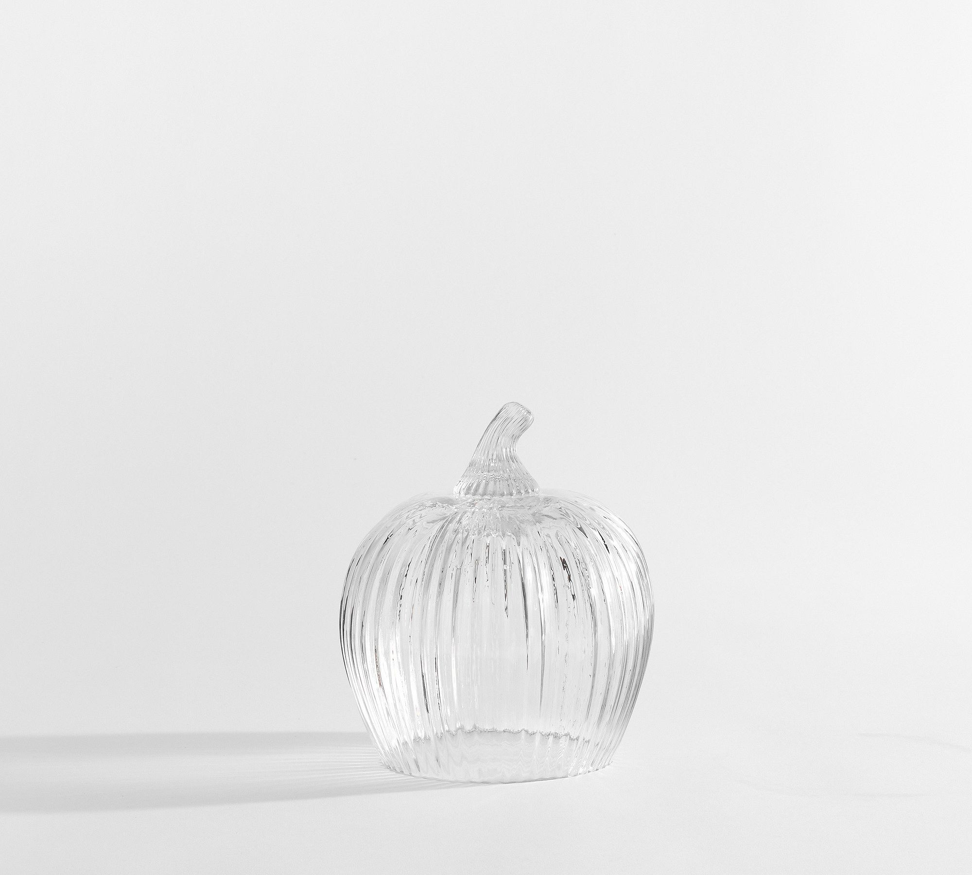 LoveShackFancy Glass Pumpkin Hurricane | Pottery Barn (US)