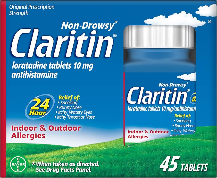 Claritin Allergy 24 Hour 10mg Tablets-45 ct (Quantity of 1) | Amazon (US)