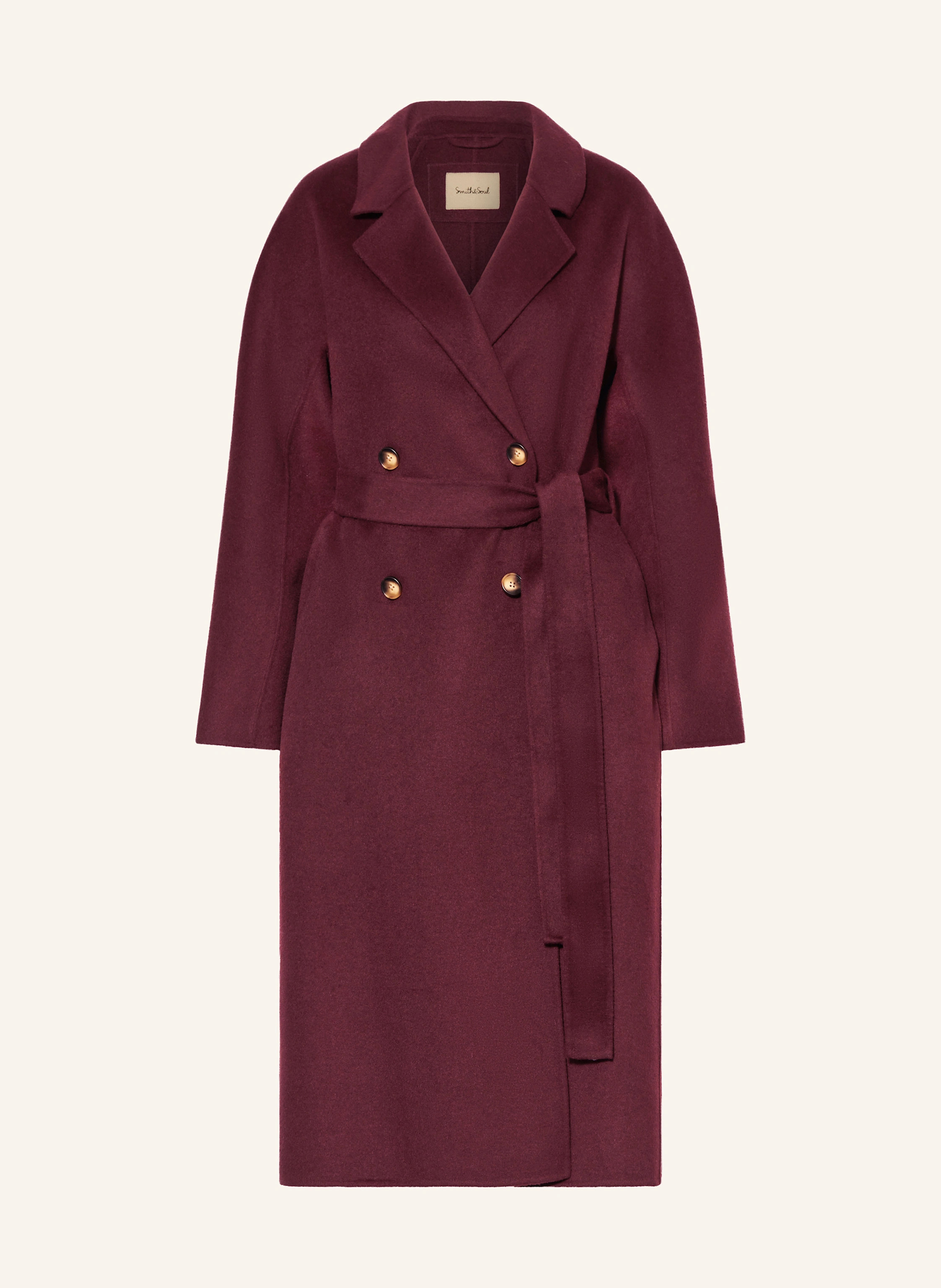 Smith & Soul Mantel in dunkelrot | Breuninger (DACH)