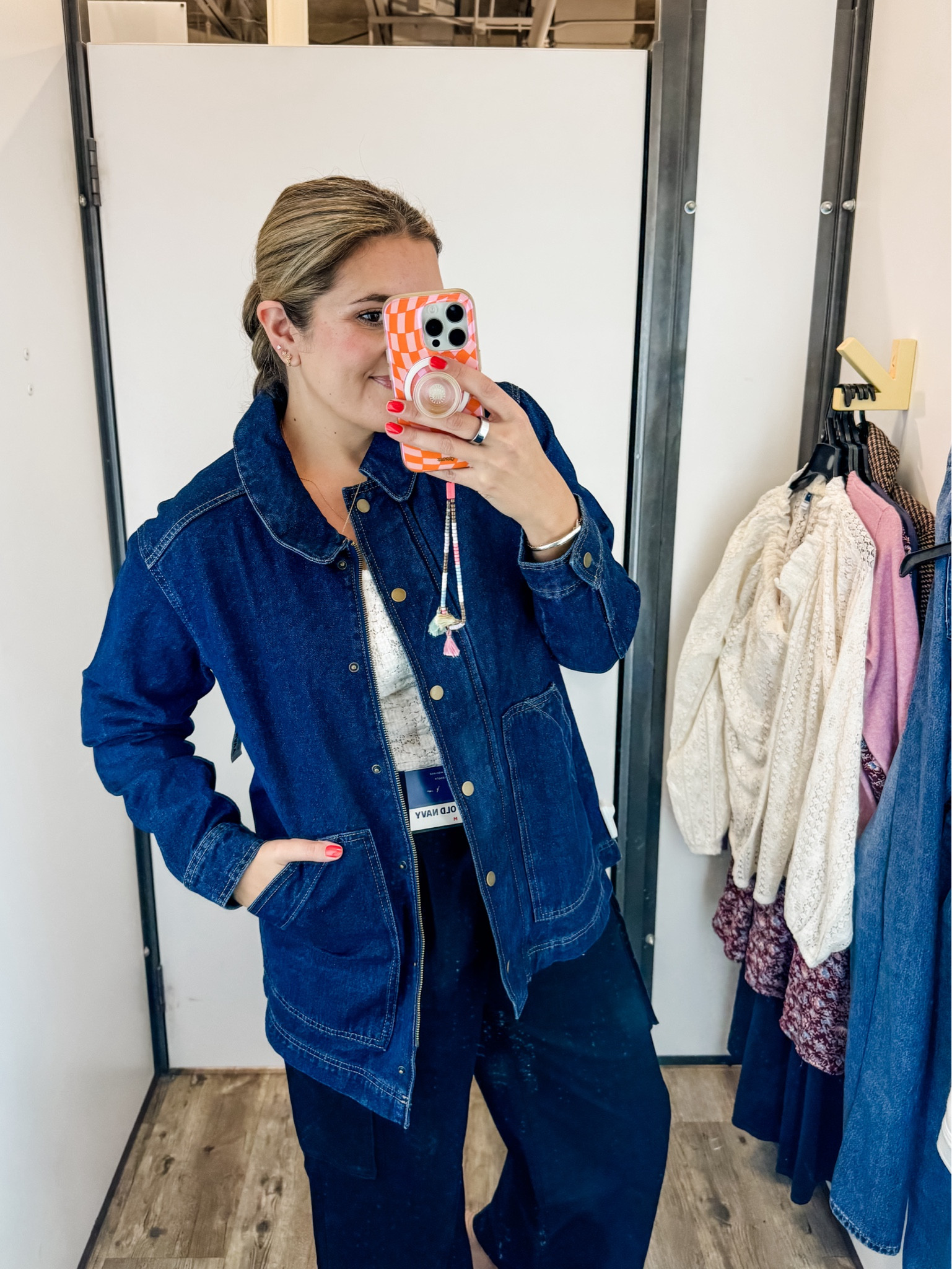 Old Navy new fall arrivals! @oldnavy fall try on size 8 / size medium. 
Denim Barn jacket fits tts. In a medium. 

#oldnavy #size8 

#LTKFindsUnder50 #LTKFindsUnder100 #LTKSaleAlert
