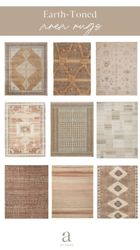 Earth toned area rugs, earthy area rugs, organic rugs, desert palette rugs 

#LTKhome