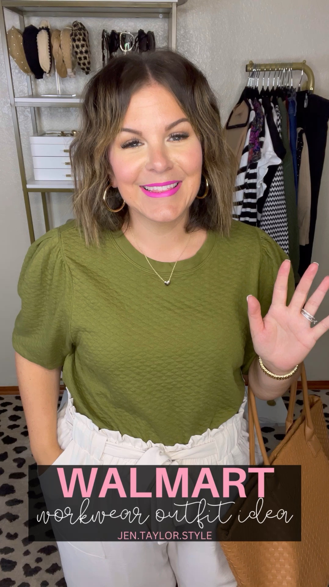 Walmart back to school teacher outfit idea! Would also be great as a workwear look if you do business casual. These wide leg pants come in regular and plus sizes and are only $20! 

#LTKFindsUnder50 #LTKBacktoSchool #LTKMidsize