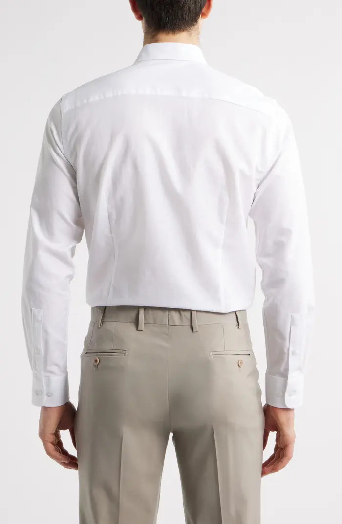 Danforth Stretch Cotton & Linen Blend Dress Shirt | Nordstrom