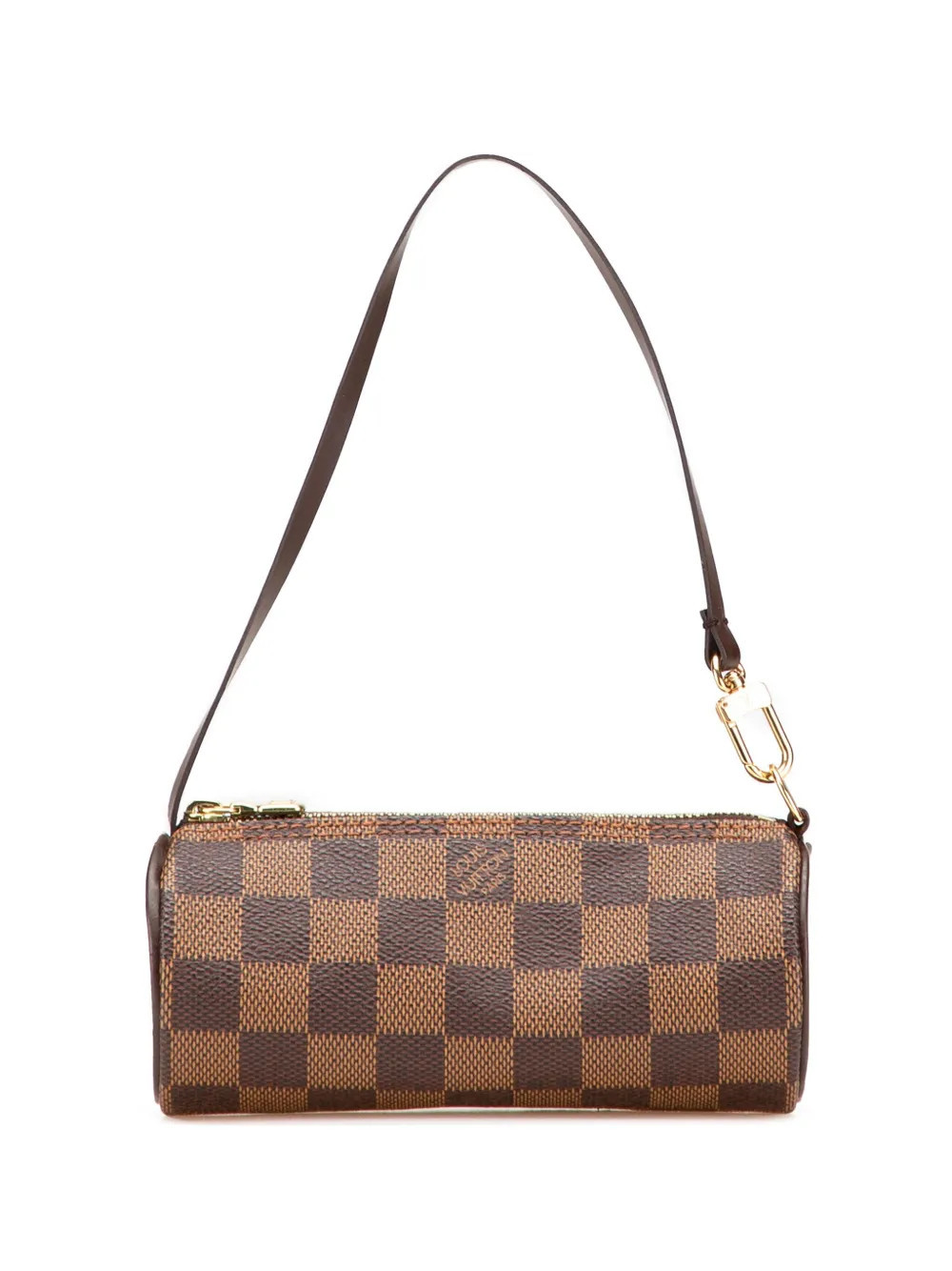 Louis Vuitton Pre-Owned 1990-2010 Damier Ebene Papillon Pochette handbag - Brown | Farfetch Global