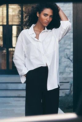 Dreamscape Button Down Long Sleeve - White | Alo Yoga