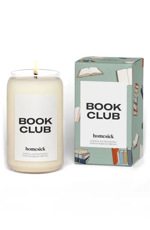 homesick Book Club Candle in White at Nordstrom | Nordstrom