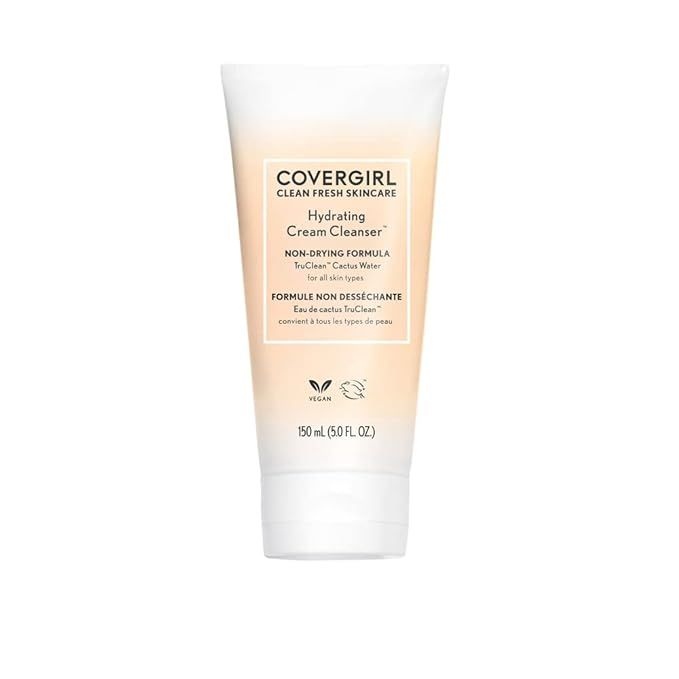 COVERGIRL Clean Fresh Skincare Hydrating Cream Cleanser, 5 Fl Oz | Amazon (US)
