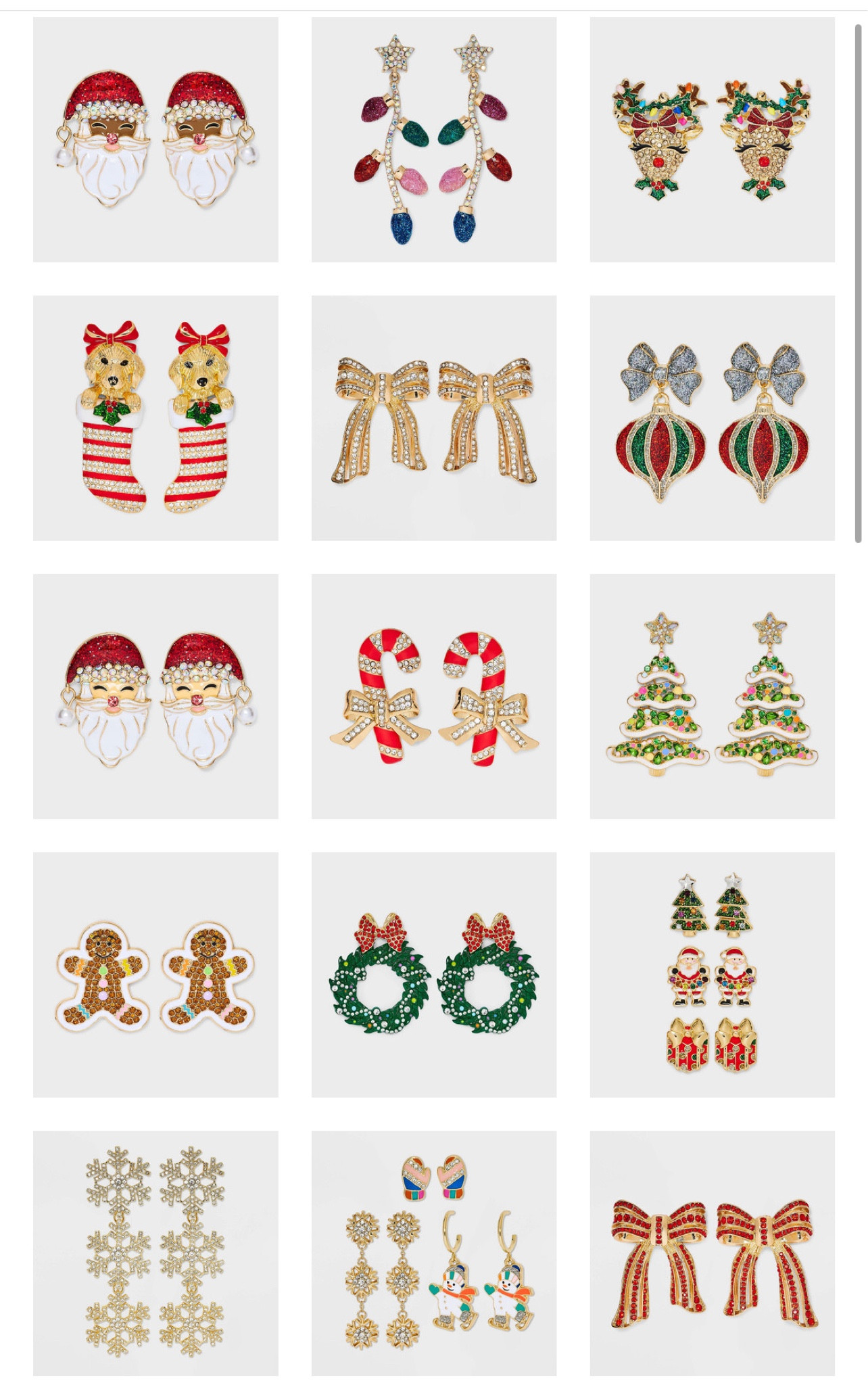 Christmas earrings are back! Cute designs from baublebar and target budget and affordable glam and fun!

#LTKHolidaySale #LTKfindsunder50 #LTKHoliday