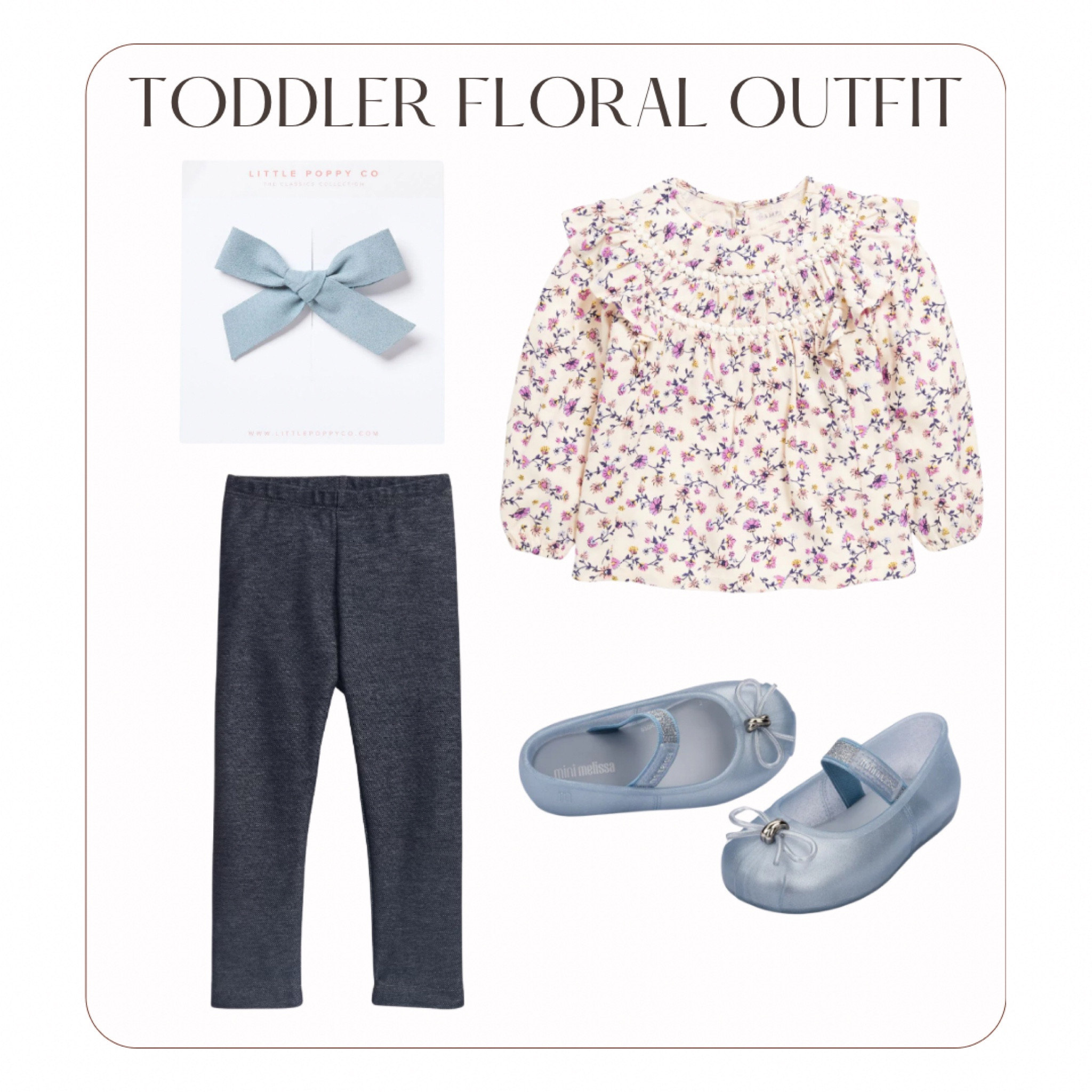 Cute floral toddler girl outfit. Currently on sale! 

#LTKSaleAlert #LTKFamily #LTKKids