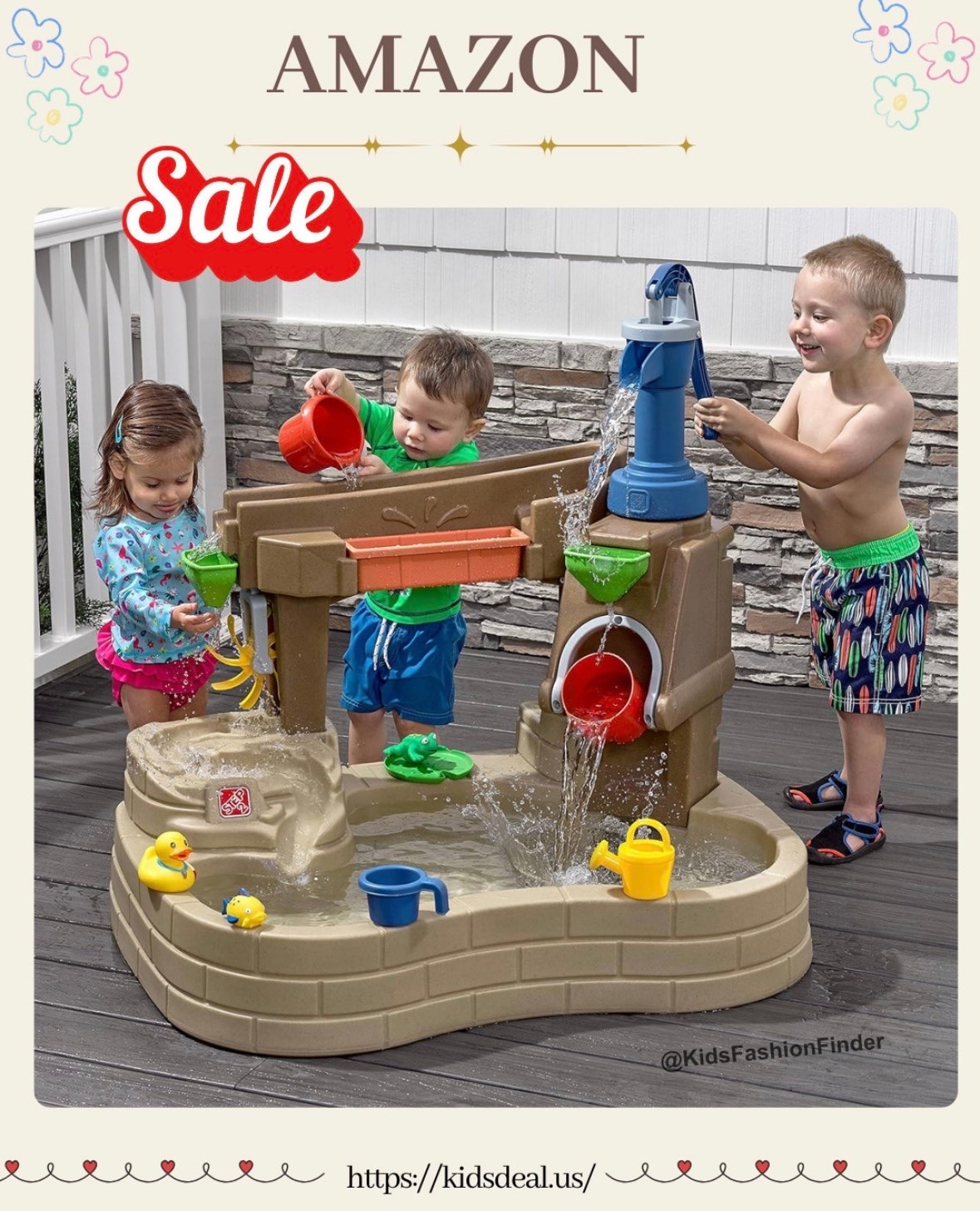 💦☀️ Step2 Pump & Splash Water Table = Backyard FAVORITE!

Splash, pour & explore all day long 🌈
✔️ Built-in seats + non-slip bottom 🪸
✔️ Holds up to 11 gallons 💧
✔️ Includes 10 accessories for endless fun 🎉
✔️ Great for multiple kids — play + share together 👶👧

Boosts creativity, sensory play & early STEM skills 🙌
Easy to assemble + clean = parent win!

#Step2 #WaterTable #SummerFun #ToddlerActivities #OutdoorPlay #SensoryPlay #BackyardFun #KidsToys #STEMPlay #MomFinds #AmazonFinds #Playtime 💦💛

#LTKOver40 #LTKKids #LTKBaby