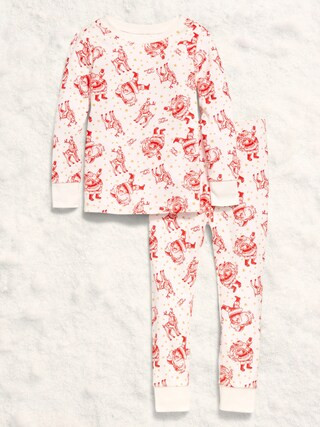 Printed Snug-Fit Pajama Set for Toddler & Baby | Old Navy (US)