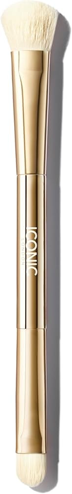 ICONIC LONDON Concealer Duo Brush | Two Sided Makeup Brush, Buff and Blend, Perfect for Liquid an... | Amazon (US)