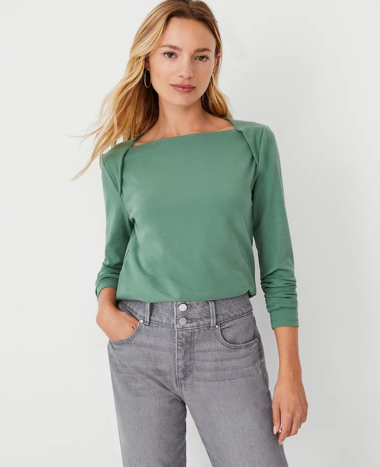 Envelope Neck Top | Ann Taylor (US)