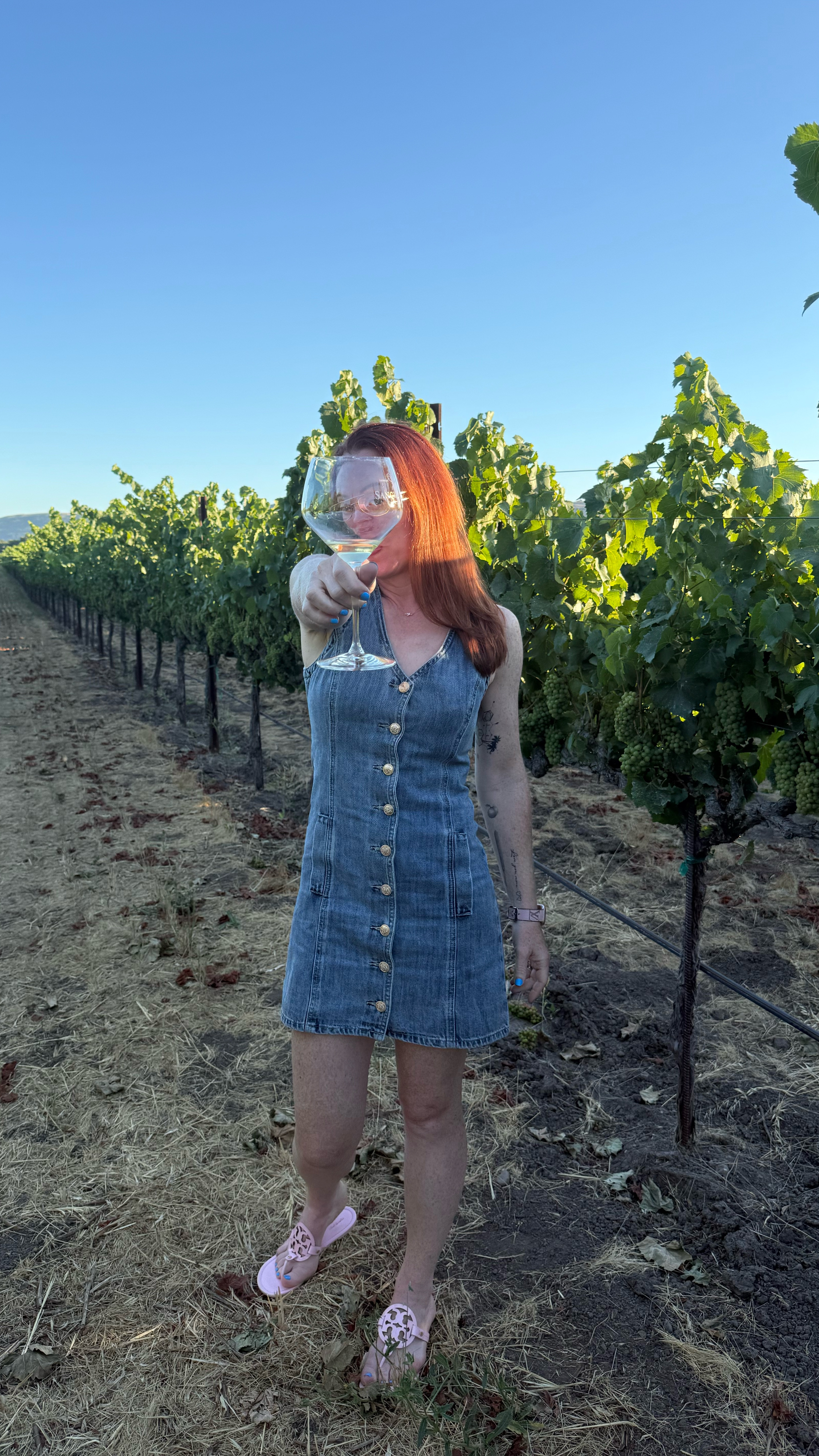 Girls Trip | Wine Country 
Shop our denim days fit below! 👖🍇 #vineyard #denim #girlstrip #napa #outfits #sonoma 

#LTKSeasonal #LTKTravel