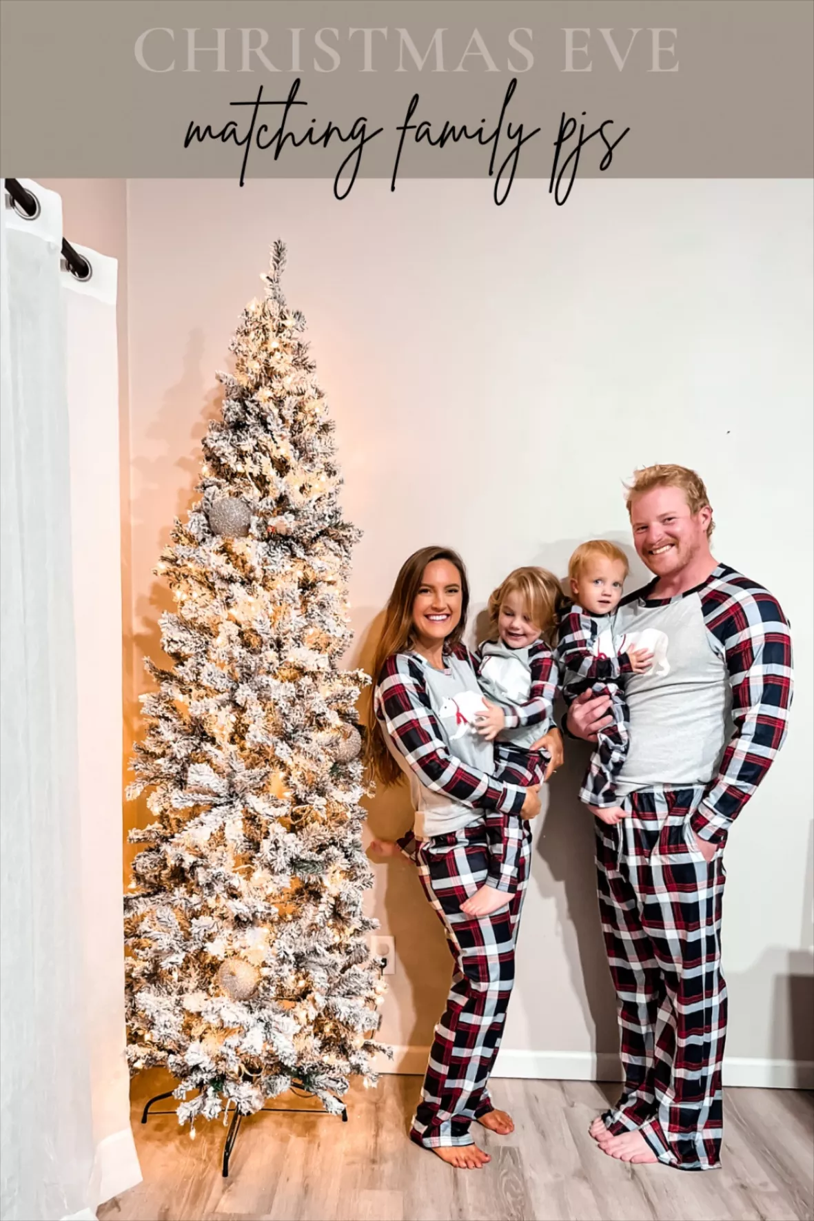 Matching family pajamas for Christmas