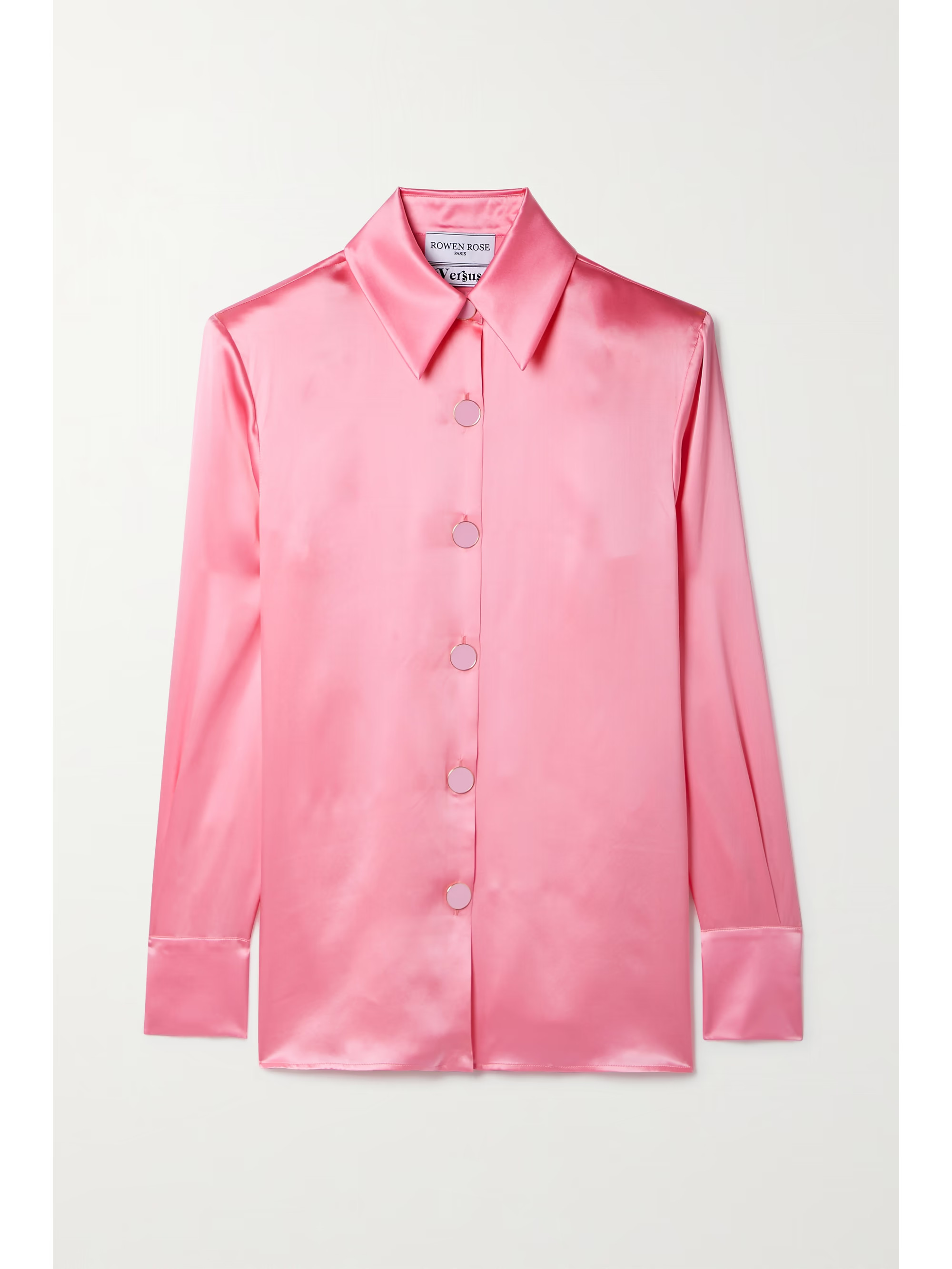 Oversized silk-satin shirt | NET-A-PORTER (UK & EU)