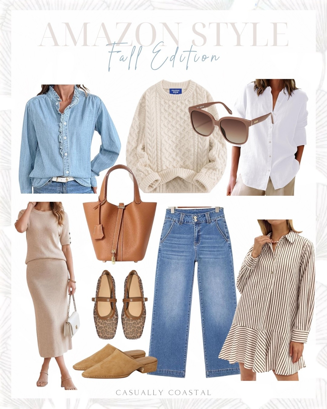 Amazon Style Fall Edition

Fall outfit, fall dress, Amazon jeans, Amazon top, Amazon flats, Amazon fall outfit, denim top, denim ruffled edge top, white button down shirt, cotton oxford shirt, Amazon sweater, neutral sweater, oversized chunky cable knit sweater, leather bucket bag, fall purse, fall shoes, high waisted wide leg straight jeans, quay sunglasses, oversized square sunglasses, leopard mesh ballet flats, fall flats, striped shirt mini dress, tunic dress, Steve Madden mules, sweater skirt set, neutral style, penny loafers, oversized denim shirt

#LTKSeasonal