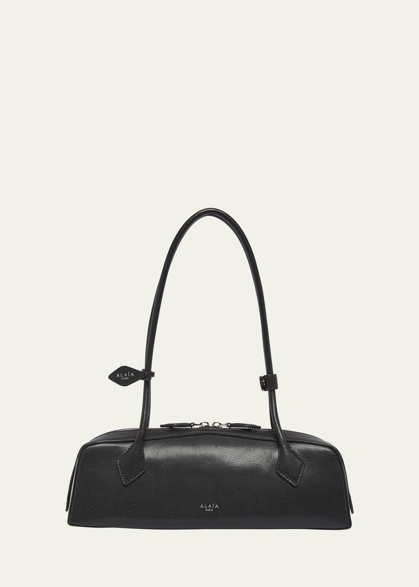 ALAIA Le Teckel Shoulder Bag in Leather | Bergdorf Goodman