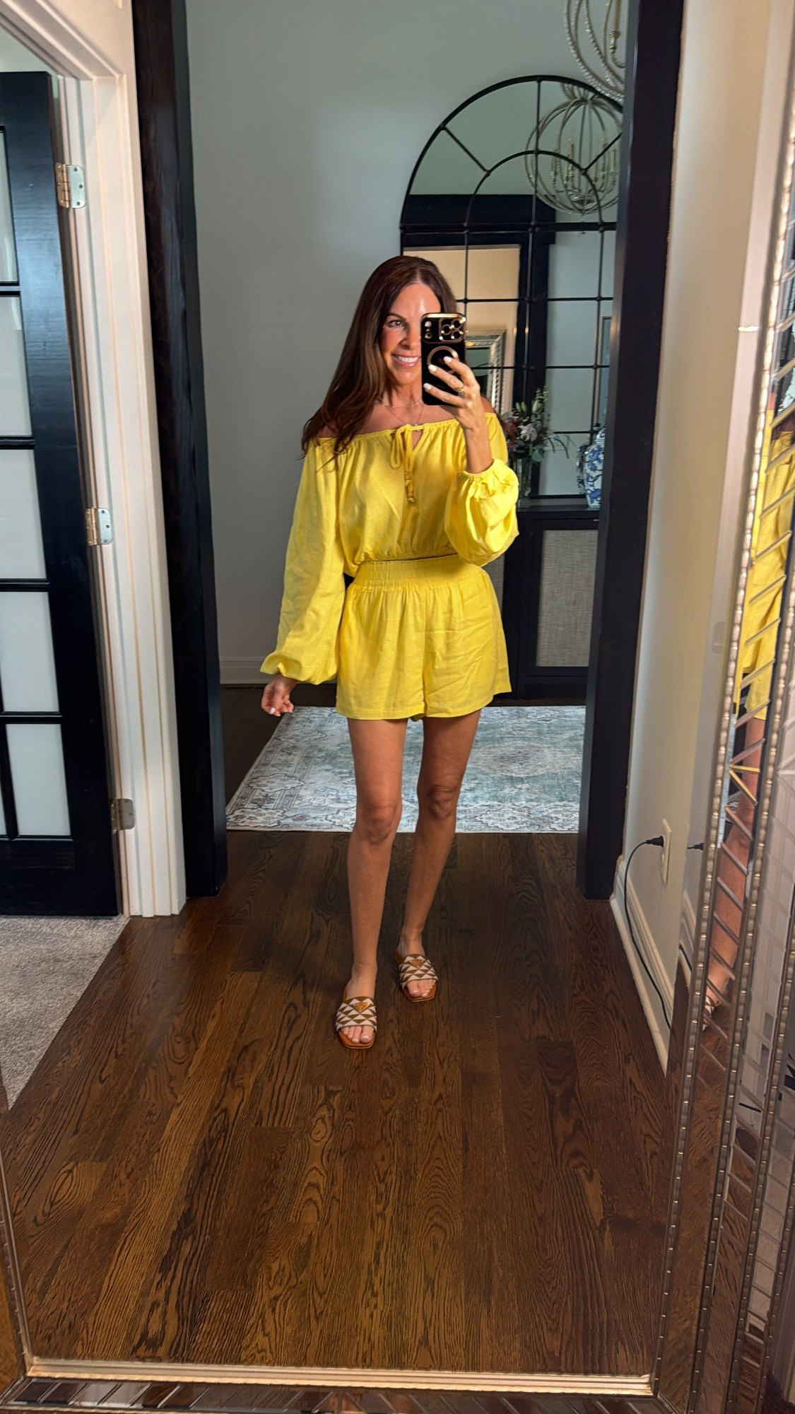 Yellow set for spring! 
Yellow shorts 
Spring outfit 
@VICI

#LTKgrwm #LTKootd