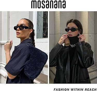 mosanana Trendy Rectangle Sunglasses for Women Men-Goulding | Amazon (US)
