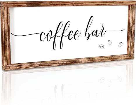 Coffee Bar Decor, Coffee Signs for Coffee Bar, Decoracion para Cocina, Farmhouse Coffee Bar Decor... | Amazon (US)