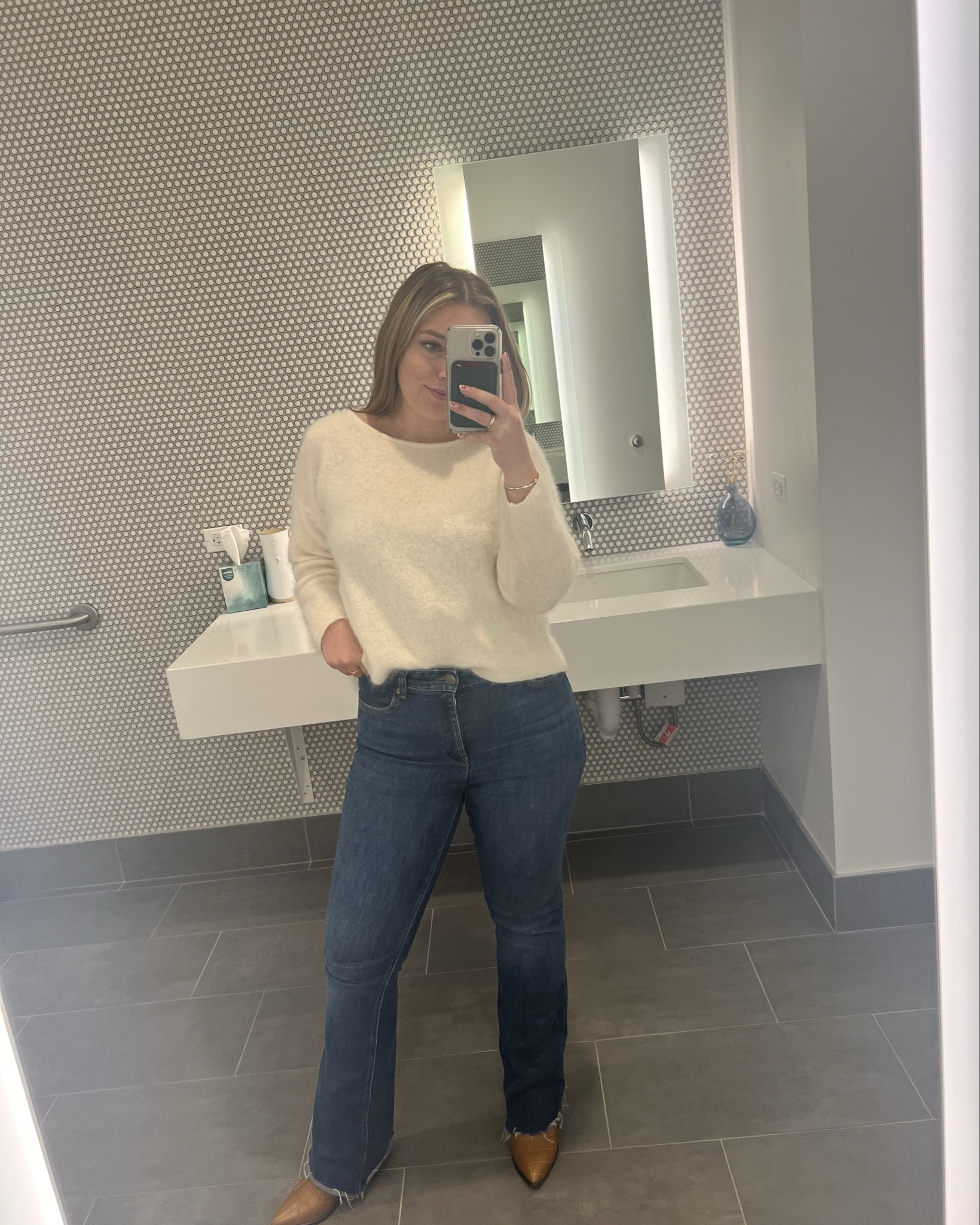 Wearing one of my Sezane sweaters in a fun cool chill girl way 😉

#LTKworkwear #LTKSeasonal #LTKstyletip