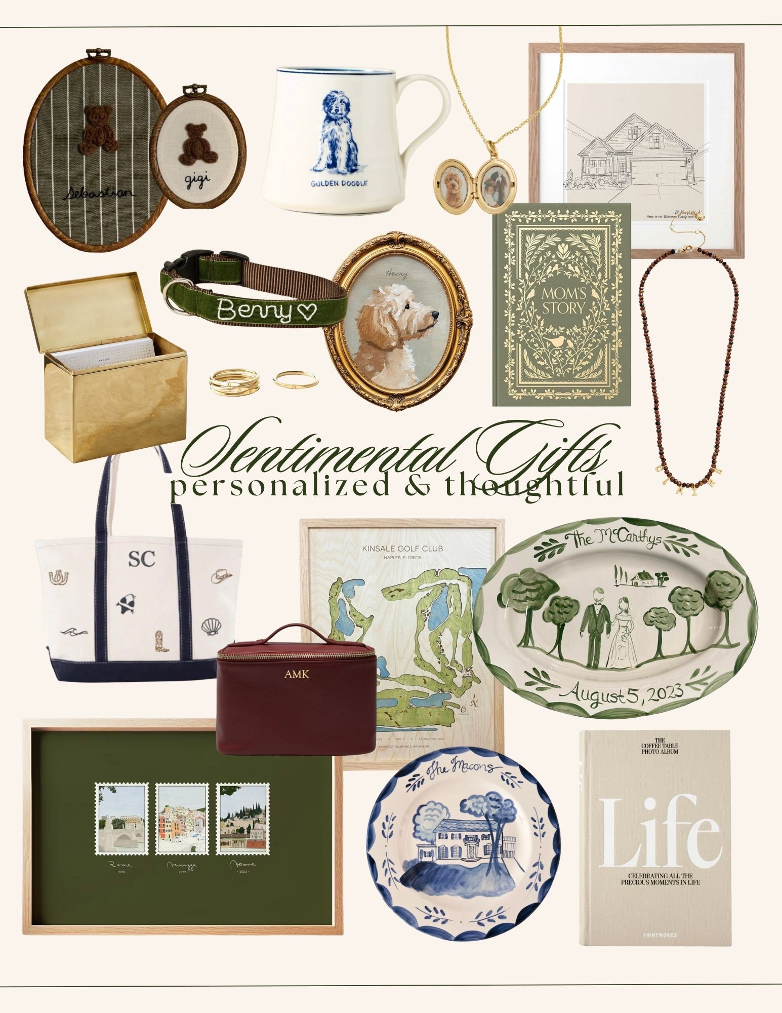 Gift guides for sentimental gift ideas!! Everything can be personalized and customized while still feel thoughtful and not tacky !! 

#LTKGiftGuide #LTKHoliday #LTKFindsUnder100