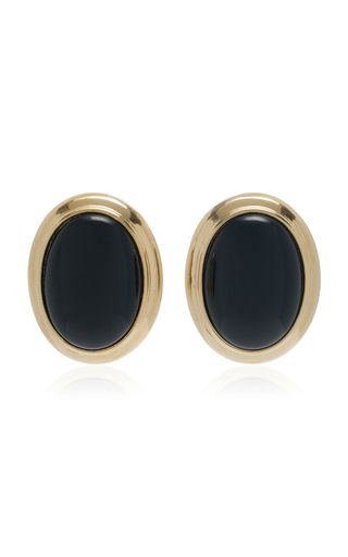 Exclusive Gabrielle Silver-Tone Stone Earrings | Moda Operandi (Global)