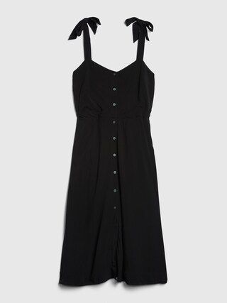 Tie-Strap Cami Midi Dress | Gap (US)