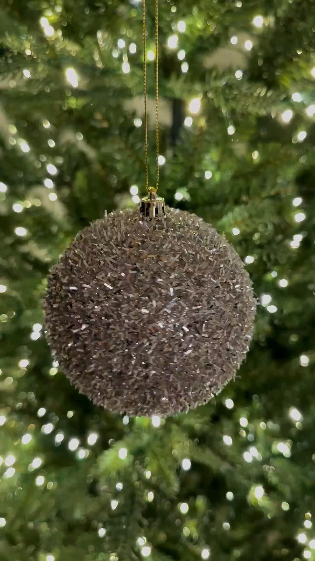 I added the gold this year! This shows the champagne color (more silver). 

#LTKHoliday #LTKHome #LTKFindsUnder50