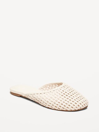 Faux-Leather Woven Mule for Women | Old Navy | Old Navy (US)