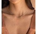 DEARMAY 14K Gold Necklaces for Women, Dainty Gold Herringbone Choker Necklace for Women Thin Laye... | Amazon (US)