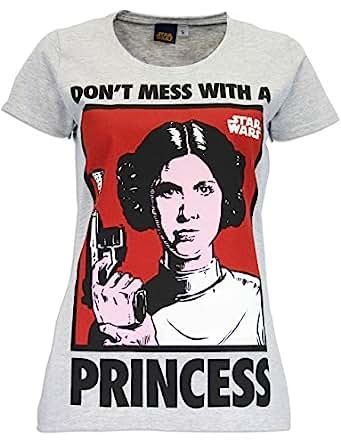Star Wars Womens' Star Wars T-Shirt Princess Leia | Amazon (US)