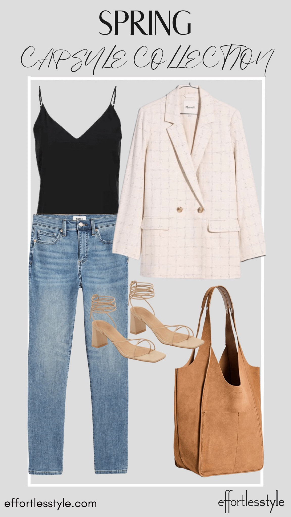 Neutral Blazer + Cami + Light Wash Jeans

#LTKSeasonal #LTKstyletip #LTKworkwear