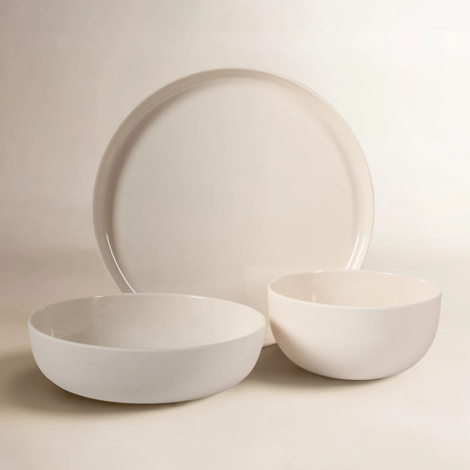 Gibson Home Candy Skies 12 Piece Unbreakable Wheat Straw Melamine Plates and Bowls Dinnerware Set... | Wayfair North America