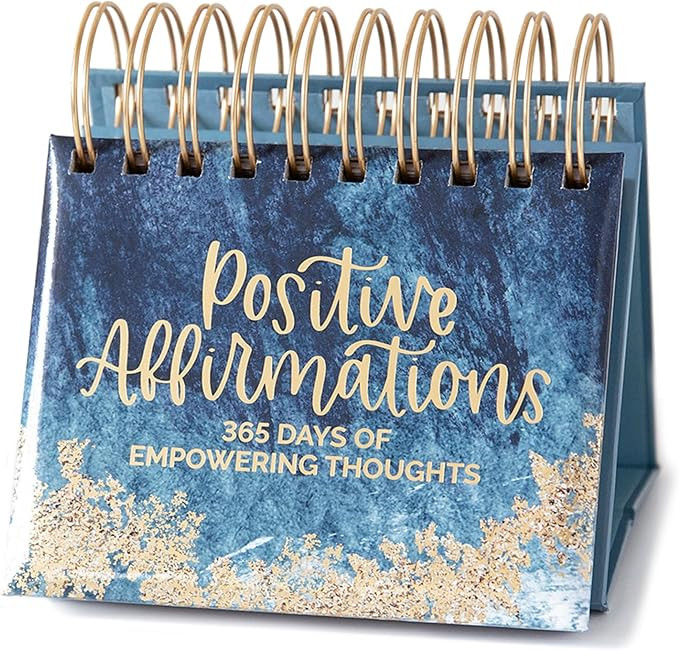 bloom daily planners Undated Perpetual Desk Easel/Inspirational Standing Flip Calendar - Motivati... | Amazon (US)