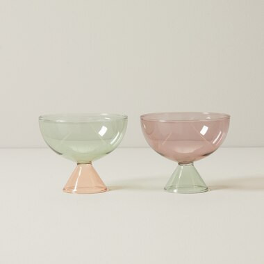 SET OF 2 GELATO CUPS LILAC & MINT | Indigo (CA)