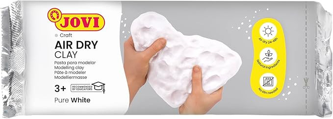 Jovi - Air Dry, Pâte à modeler autodurcissante à base d'argile humide, Séchage à l'air sans ... | Amazon (FR)